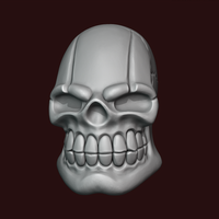 Small Skull stylized 3D Printing 234466