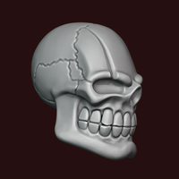 Skull stylized - Thumbnail 6