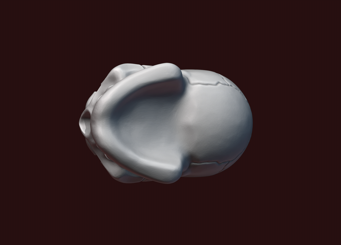 Skull stylized 3D Print 234480