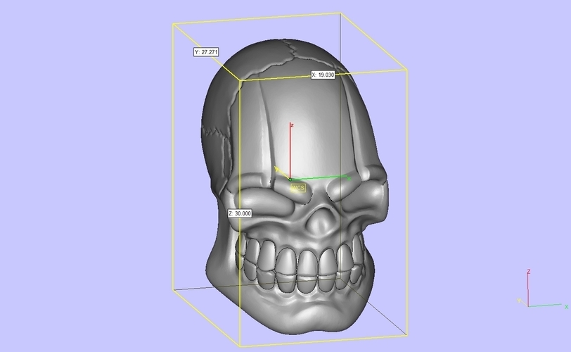 Skull stylized 3D Print 234482