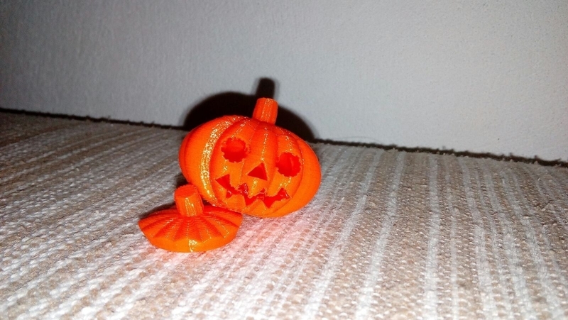 PLA Halloween pumpkin