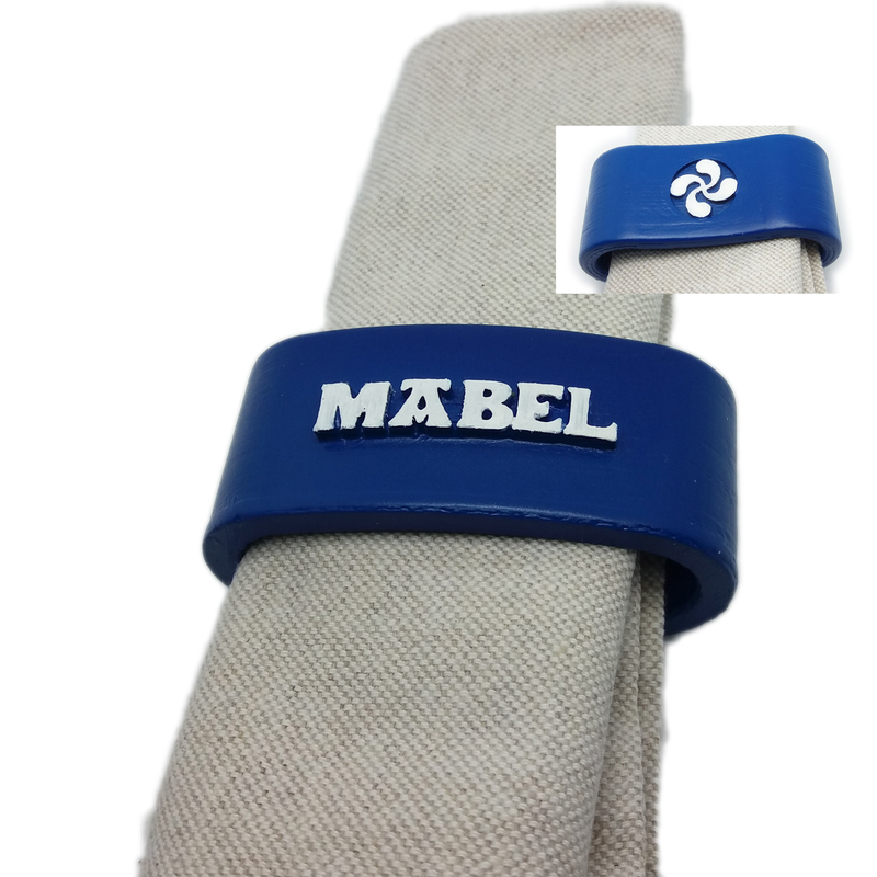 MABEL 3D Napkin Ring with lauburu