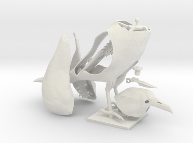 Crow High Pose  3D Print 234536