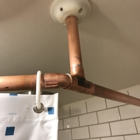shower curtain rod mounting brackets - Thumbnail 1