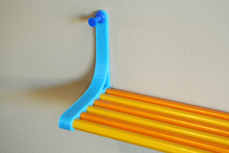 Pencil Shelf 3D Print 23465