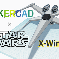 Simple X-wing with Tinkercad - Thumbnail 2