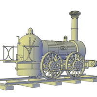 1836 Bury goods locomotive - Thumbnail 2