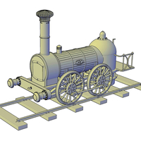 1836 Bury goods locomotive - Thumbnail 9