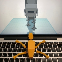 Simple AT-AT with Tinkercad - Thumbnail 1