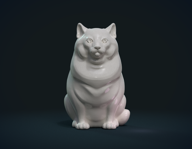Fat Cat 3D Print 234697