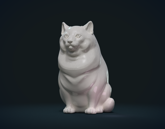 Fat Cat 3D Print 234698