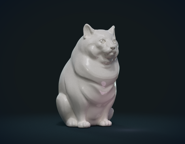 Fat Cat 3D Print 234699