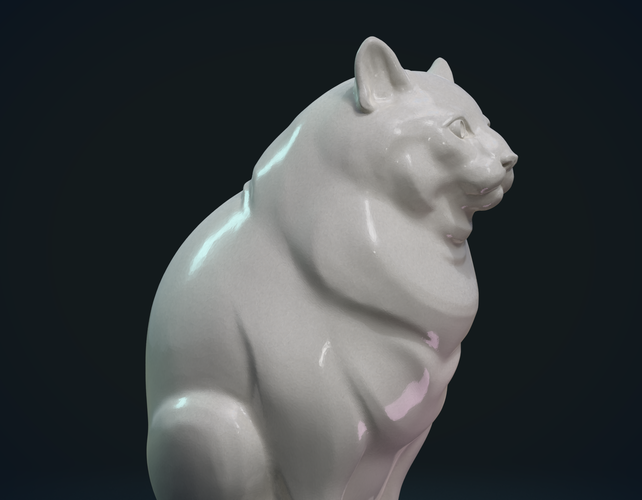 Fat Cat 3D Print 234700