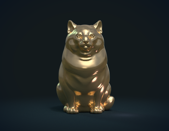 Fat Cat 3D Print 234703