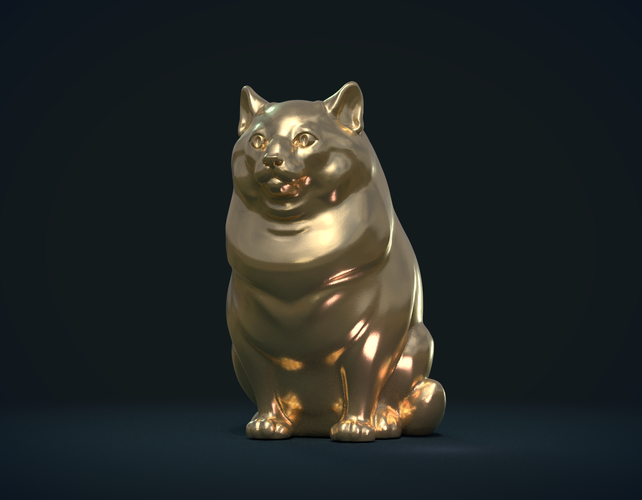 Fat Cat 3D Print 234704