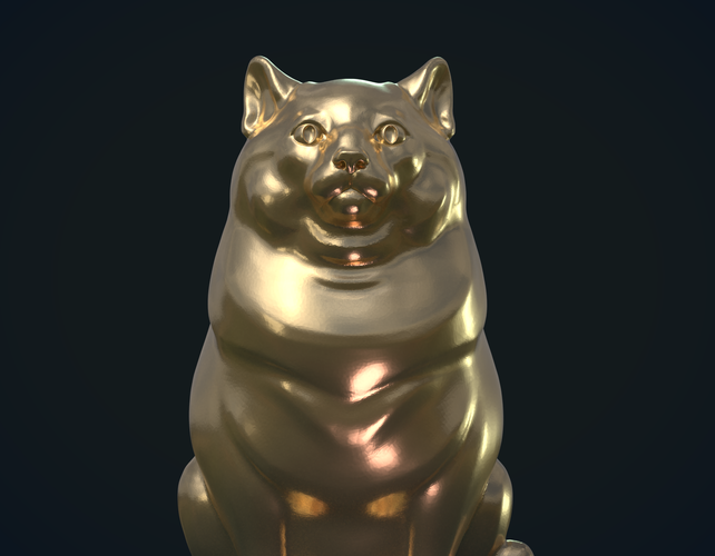 Fat Cat 3D Print 234707