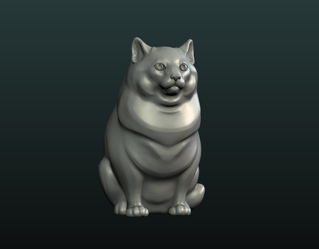 Fat Cat 3D Print 234709