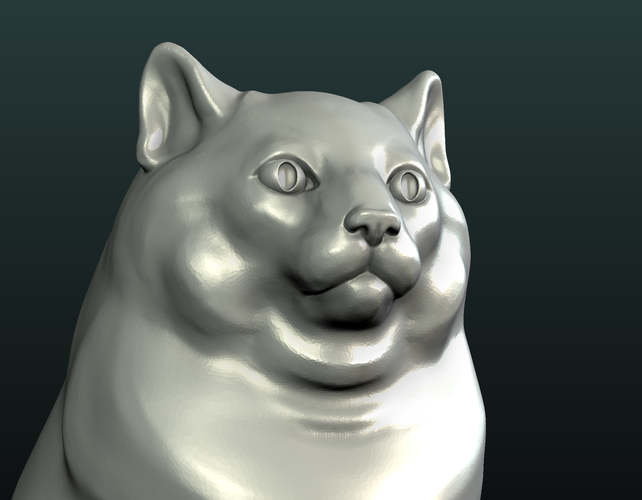 Fat Cat 3D Print 234715