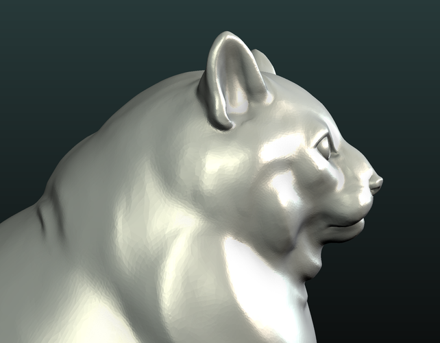 Fat Cat 3D Print 234716