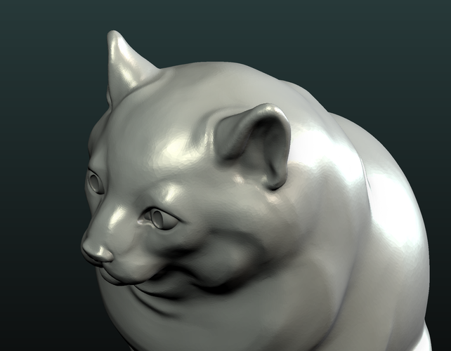 Fat Cat 3D Print 234717