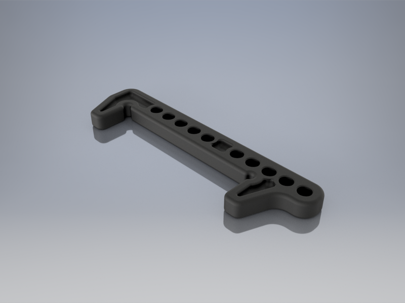 Battery holder version 2 for buggy XB2C 