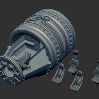 Millennium Falcon Cockpit-read description for directions - Thumbnail 3