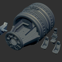 Millennium Falcon Cockpit-read description for directions - Thumbnail 4