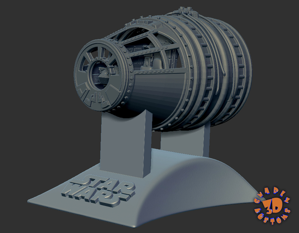 Millennium Falcon Cockpit-read description for directions