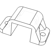 Soporte Micro Motor POLOLU. - Thumbnail 3