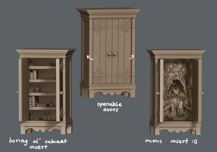 Cabinet Mimic 3D Print 234750