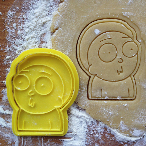 Rick and Morty | Morty cookie cutter 3D Print 234776