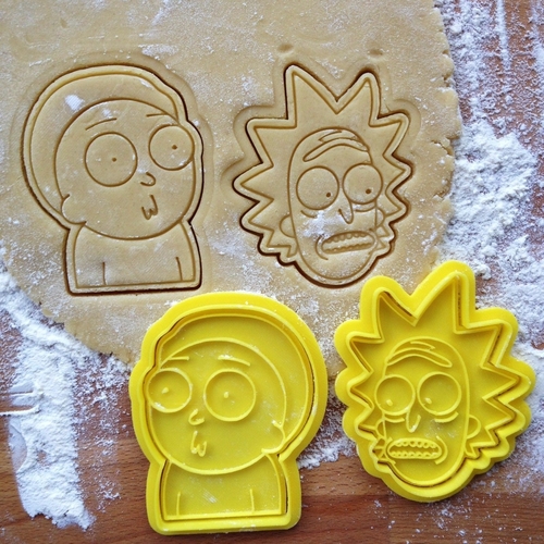 Rick and Morty | Morty cookie cutter 3D Print 234777
