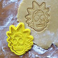 Small Rick and Morty | Rick cookie cutter 3D Printing 234833