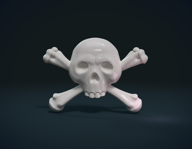 Simple Skull Relief