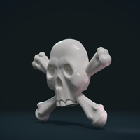 Simple Skull Relief - Thumbnail 3