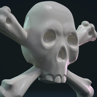 Simple Skull Relief - Thumbnail 5