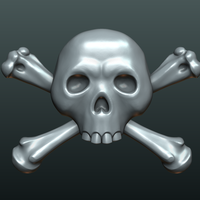 Simple Skull Relief - Thumbnail 6