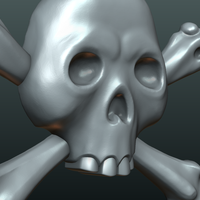 Simple Skull Relief - Thumbnail 10