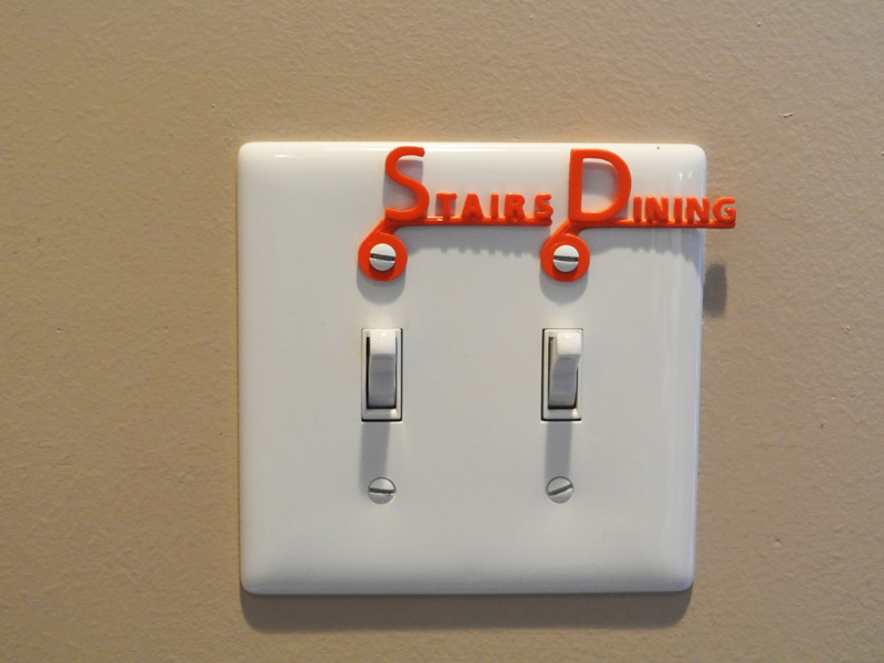 Tag for switch plate #2