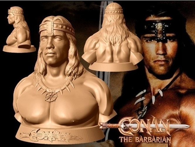 Conan Redux bust 3d model