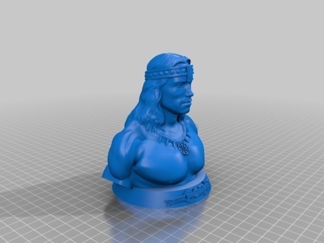 Conan Redux bust 3d model 3D Print 234958