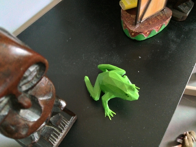 low poly toad 3D Print 234978