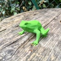 Small low poly toad 3D Printing 234980