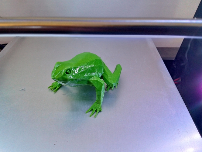 low poly toad 3D Print 234981