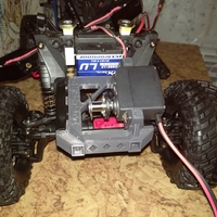 TRX4 BUMPER MOUNT SERVO WINCH MOUNT - Thumbnail 1