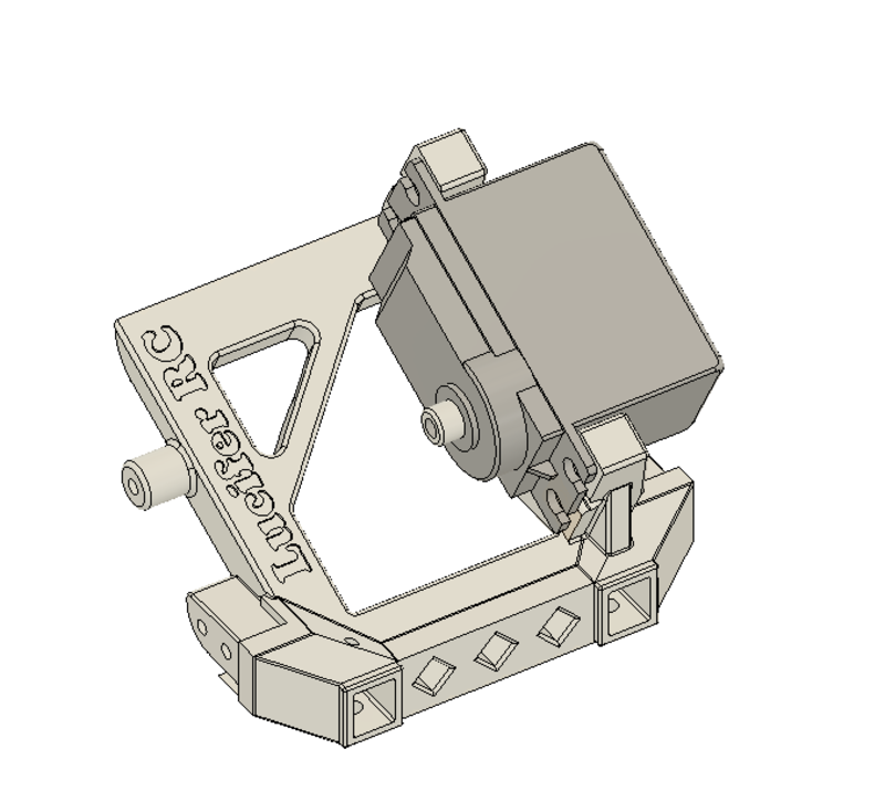 TRX4 BUMPER MOUNT SERVO WINCH MOUNT