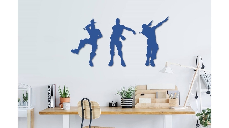 Fortnite dance wall decoration 3D Print 235069