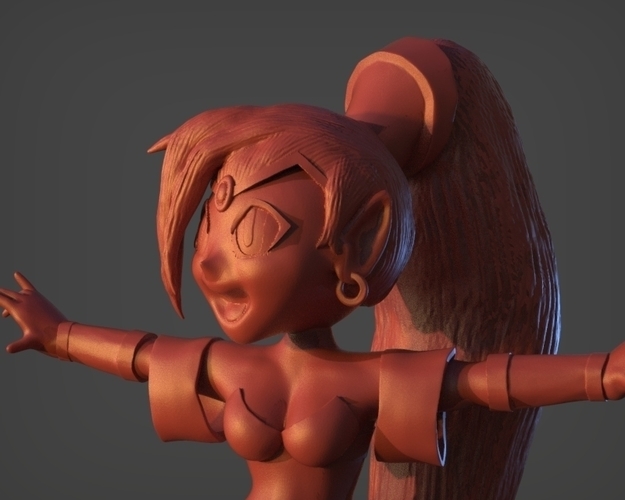 Shantae Figurine 3D Print 235113