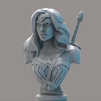 Small Wonder Woman 3D Printing 235115