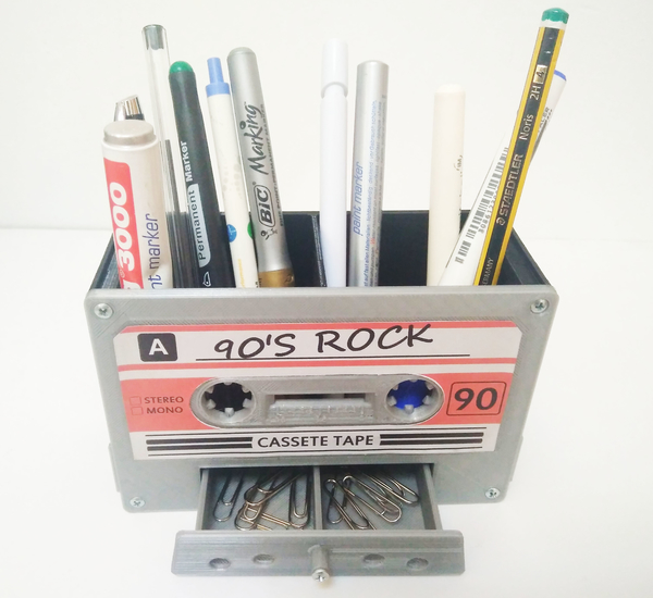 CASSETTE TAPE PEN HOLDER